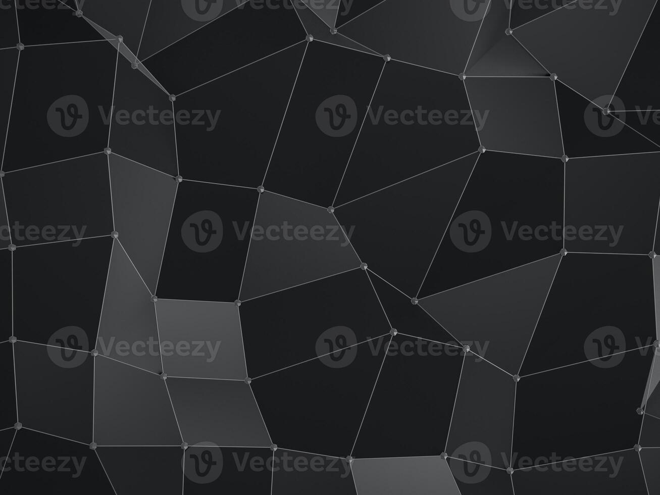 Futuristic, High Tech, dark background, with network lines conveying a connectivity concept. photo
