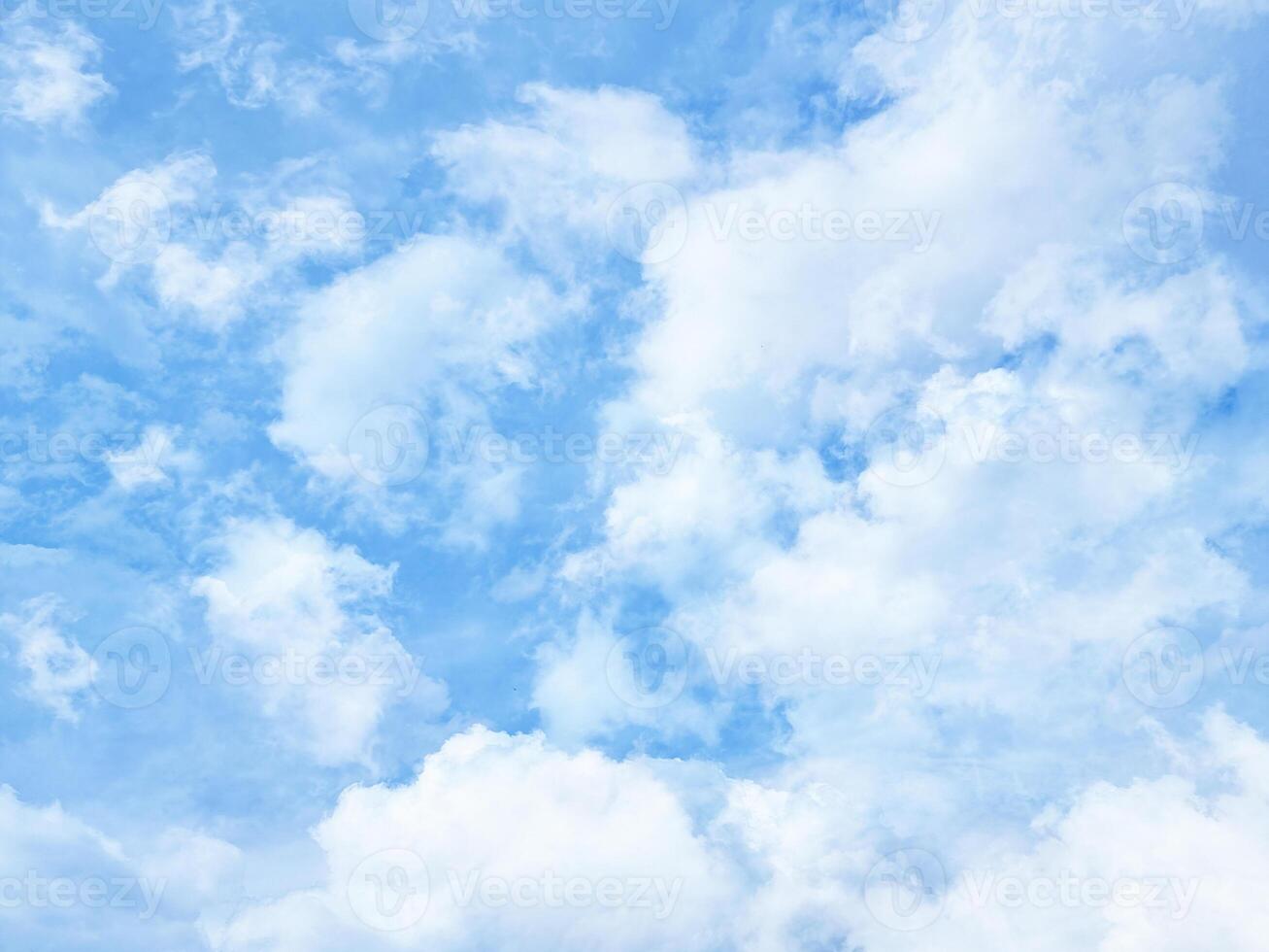 blue sky high abstract shape outdoor group of white clouds background in summer gradient light beauty background. beautiful bright cloud and calm fresh wind air climate. photo