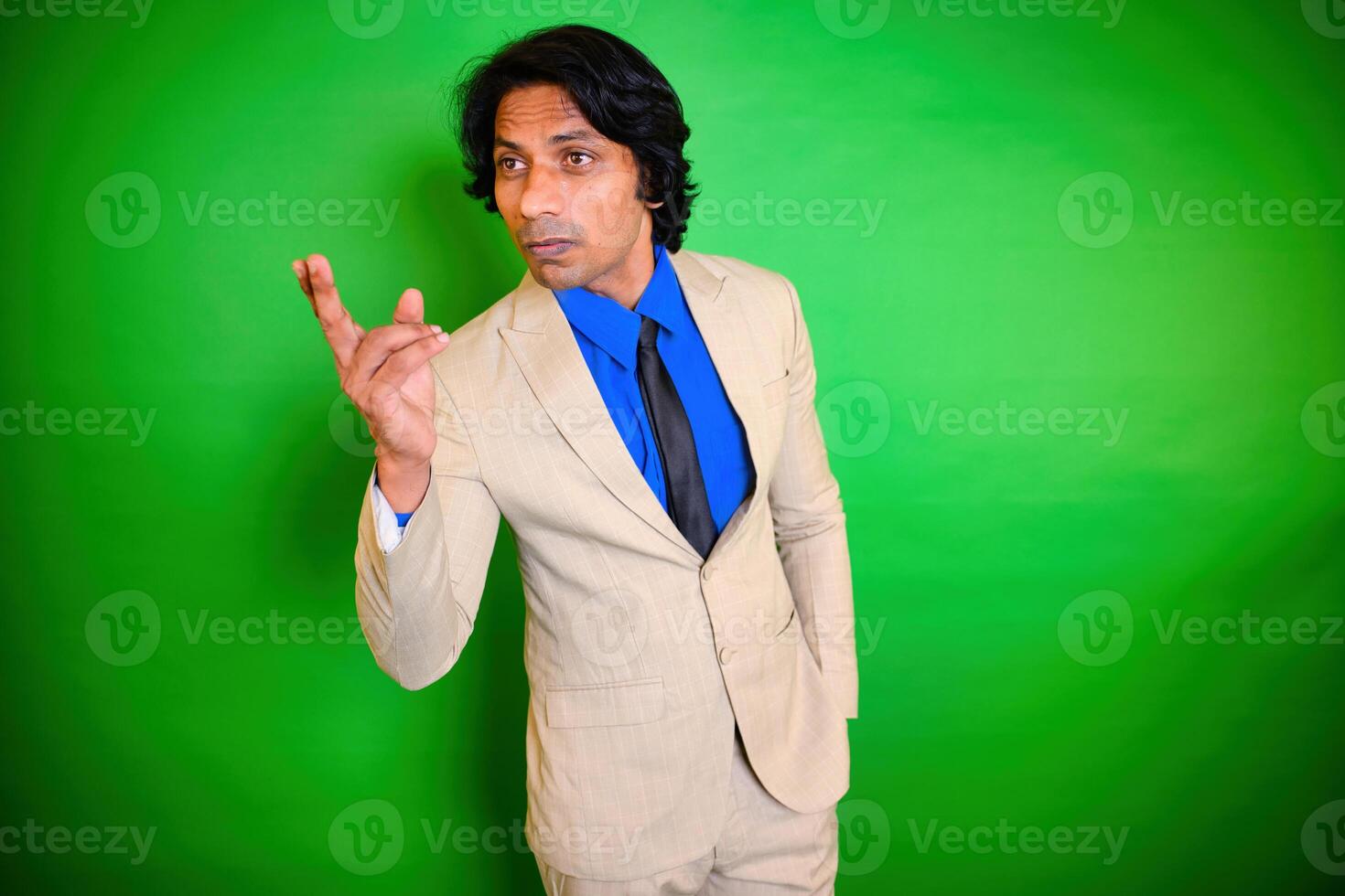 Man making a point gesturing photo