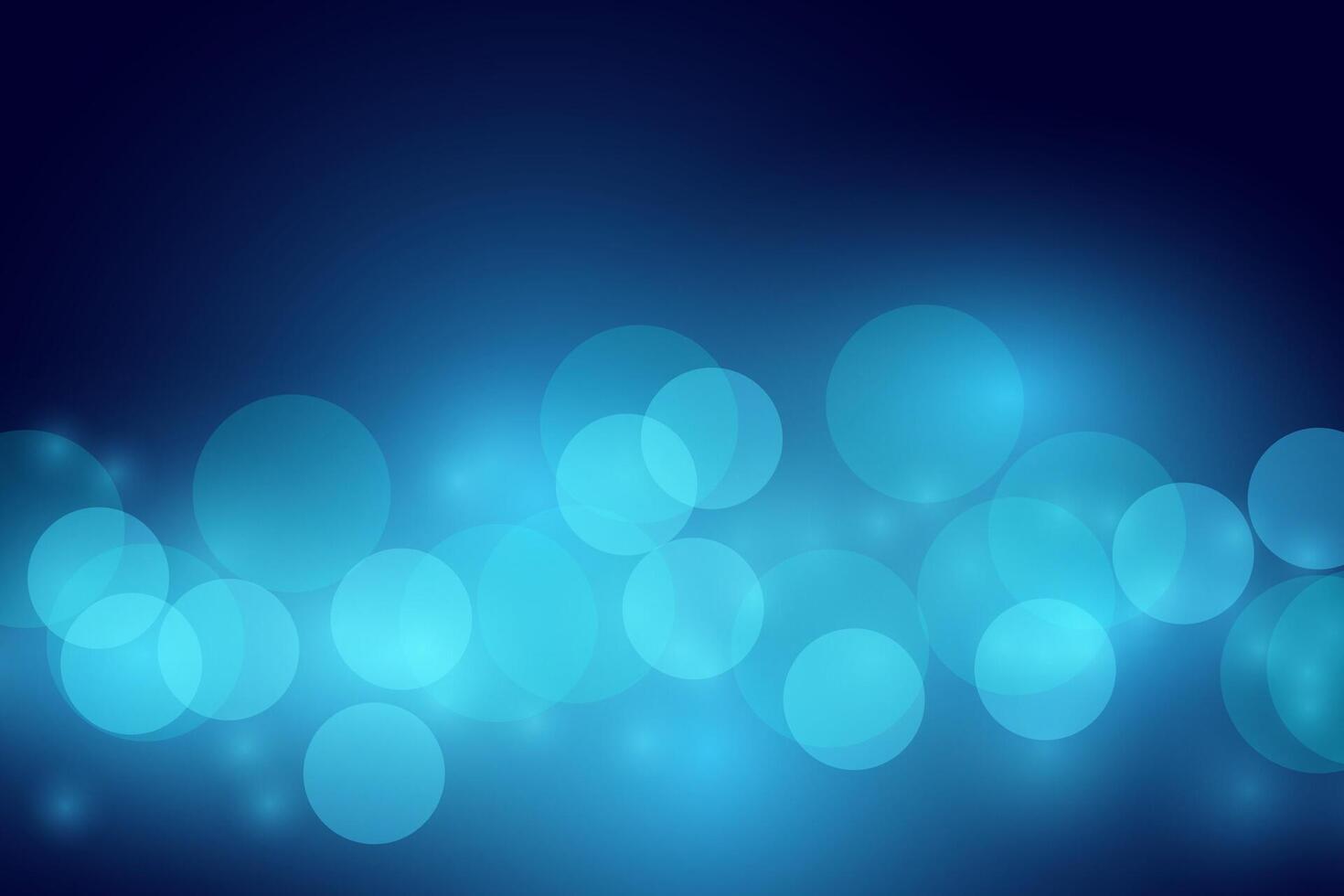 Abstract blue bokeh background, illustration vector