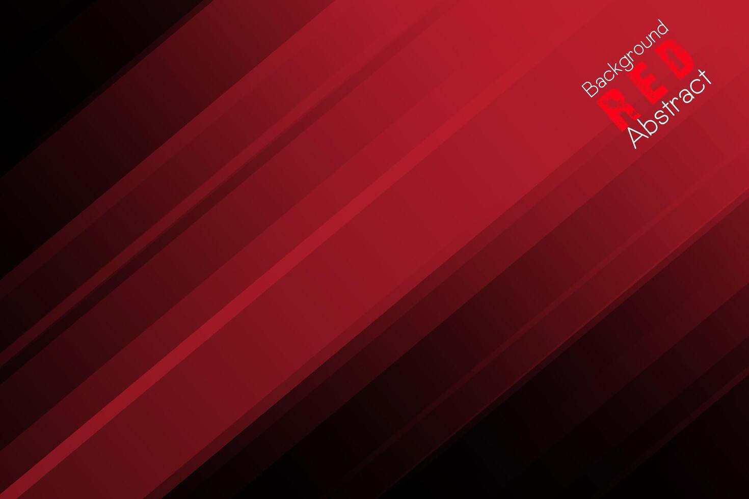 Abstract red and black vector