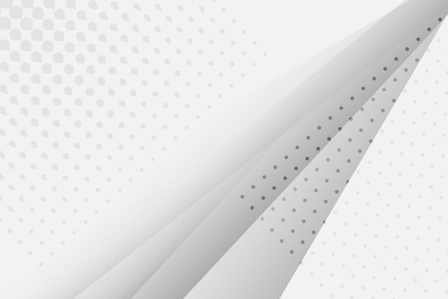 Abstract white and gray gradient background vector