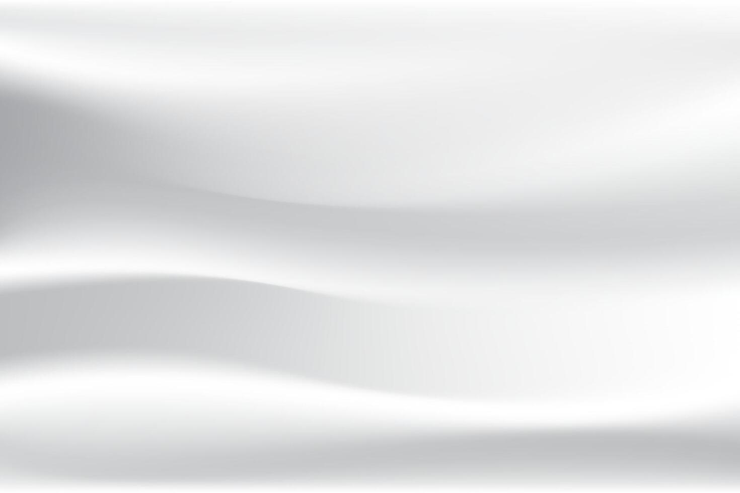 Abstract White Satin Silky Cloth,Fabric Textile Drape with Crease Wavy Folds vector