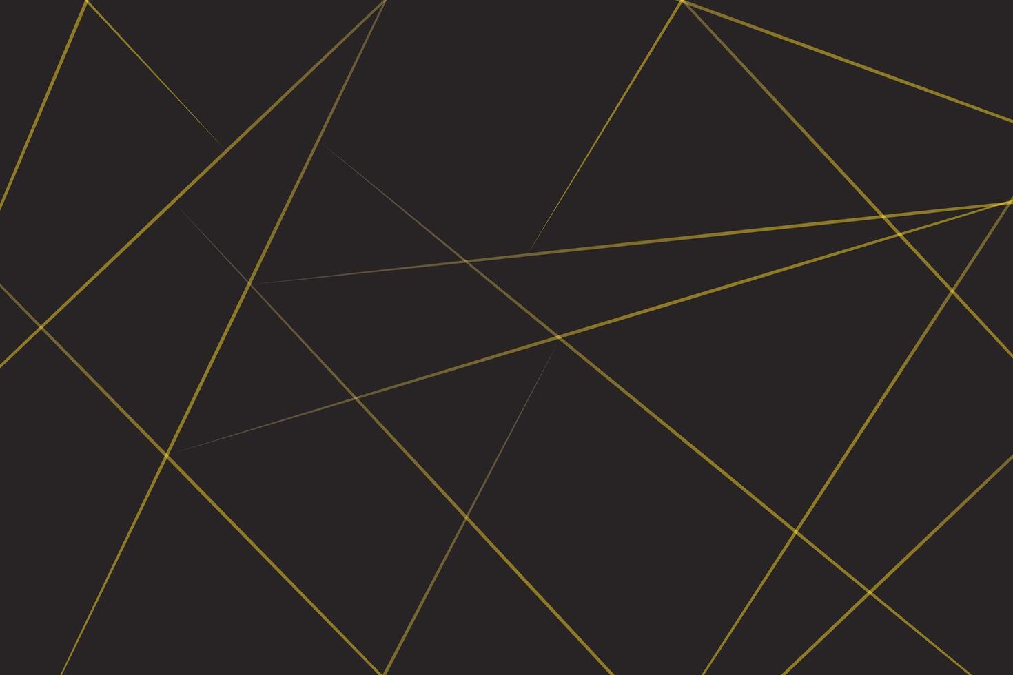 Abstract black with gold lines vector