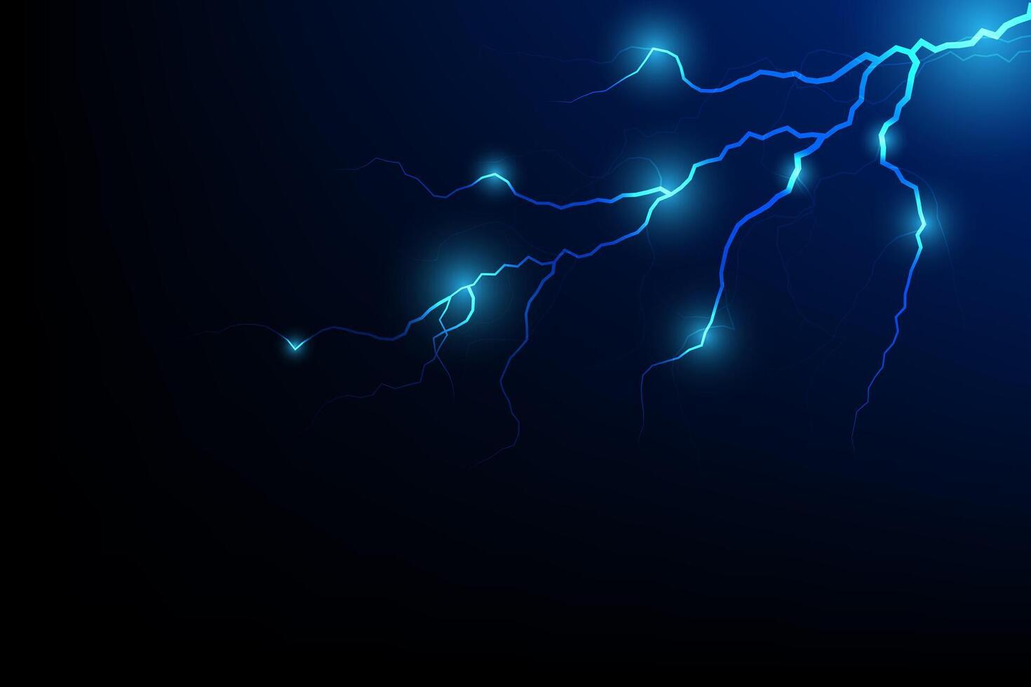 Blitz Lightning Thunder Light Sparks Storm Flash Thunderstorm. vector