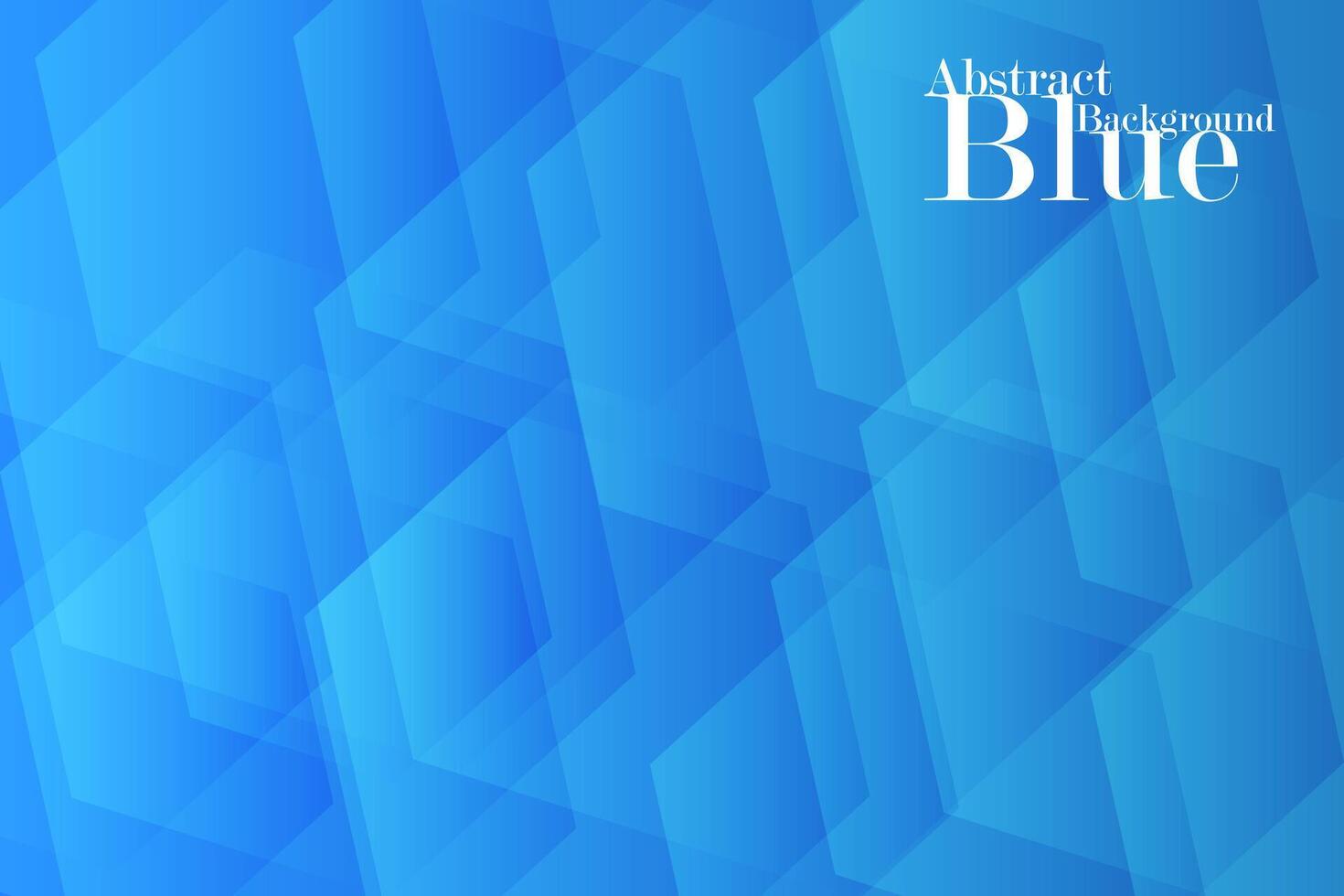 Blue abstract hexagon vector