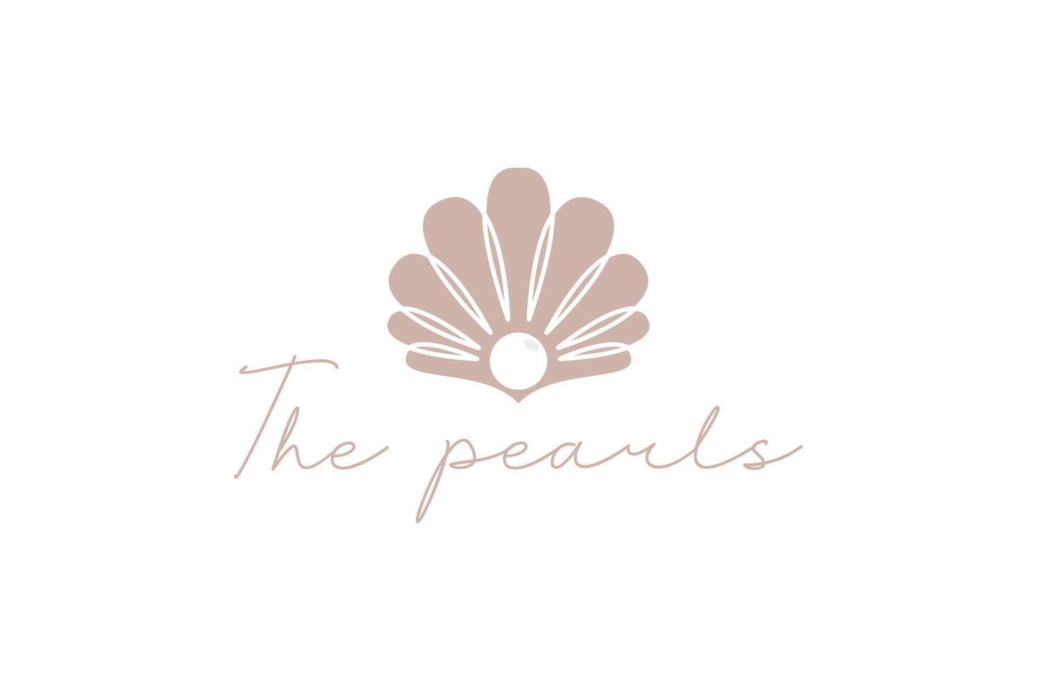 pearl logo icon illustration vector