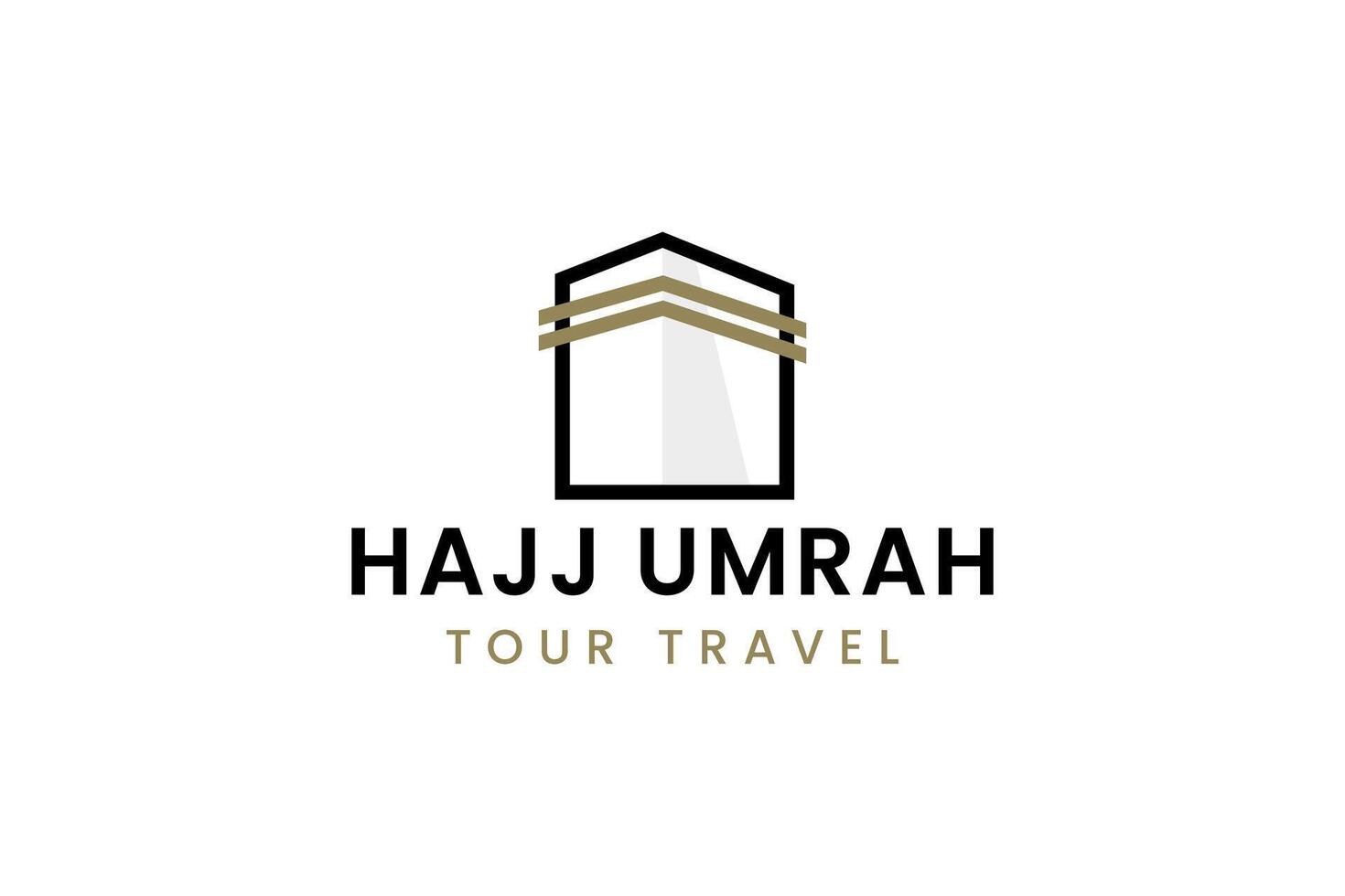kaaba logo icon illustration vector