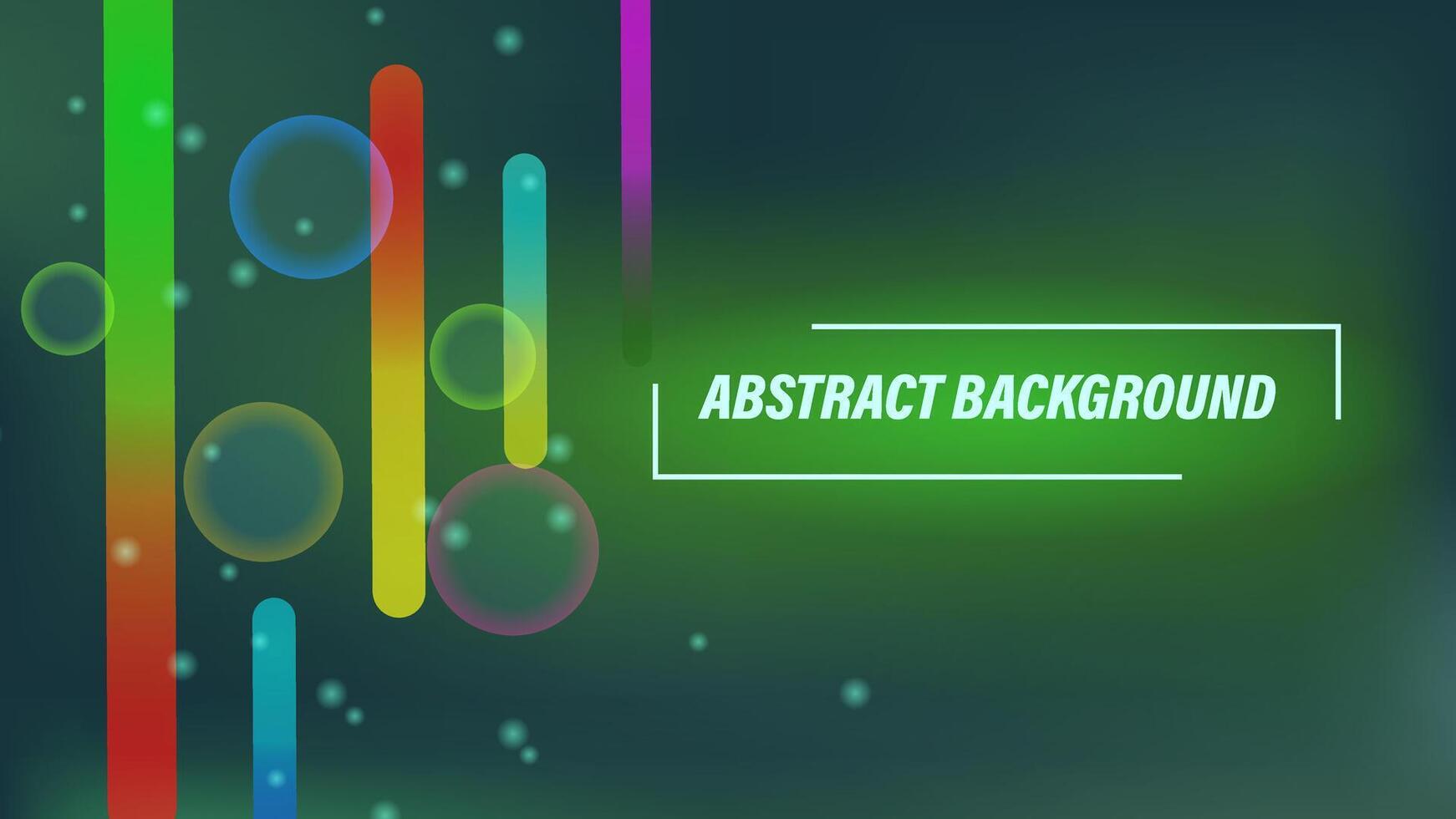 Colorful green abstract background technology, modern and futuristic technology concept for banner, cover, backdrop, flayer and wallpaper vector