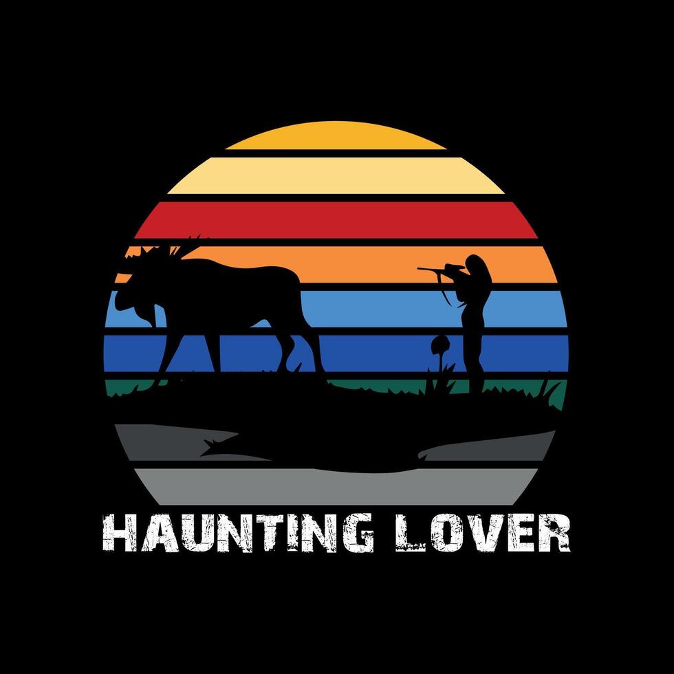 haunting lover funny design vector