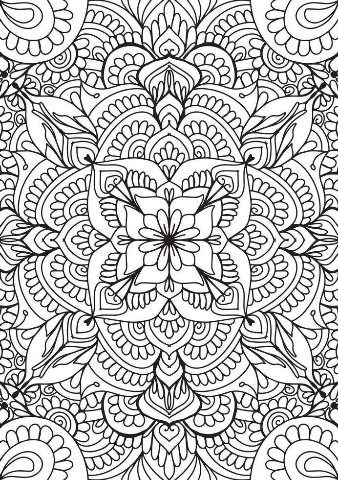 Adults Coloring Pages, Coloring Pages, Mandala Coloring Pages vector