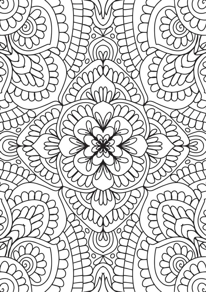 Adults Coloring Pages, Coloring Pages, Mandala Coloring Pages vector