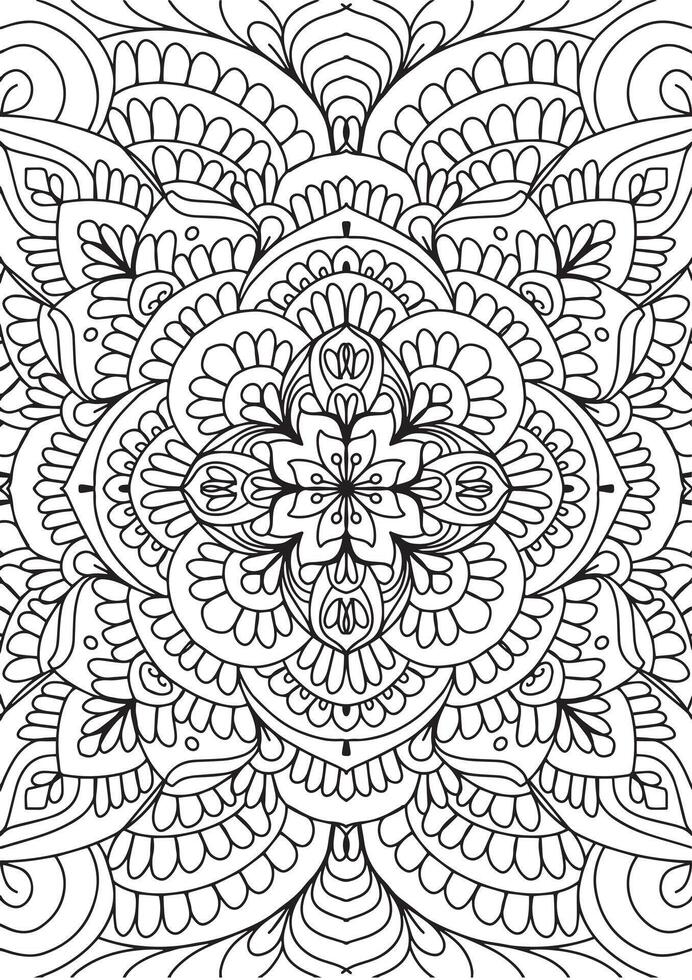 Adults Coloring Pages, Coloring Pages, Mandala Coloring Pages vector