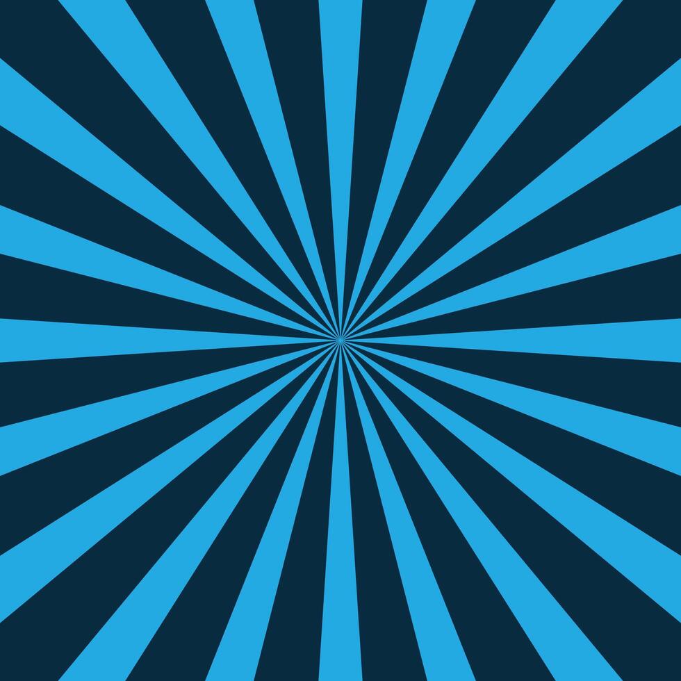 Blue sunburst background. Abstract cream sunbeams design wallpaper. spinning lines for template, banner, poster, flyer. Sweet rotating cartoon swirl or whirlpool. backdrop Ray sun. vector