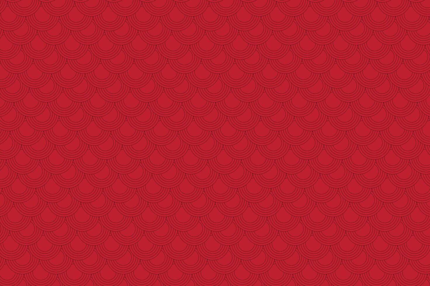 pattern with circles, Asian in red tones for background and textures vector