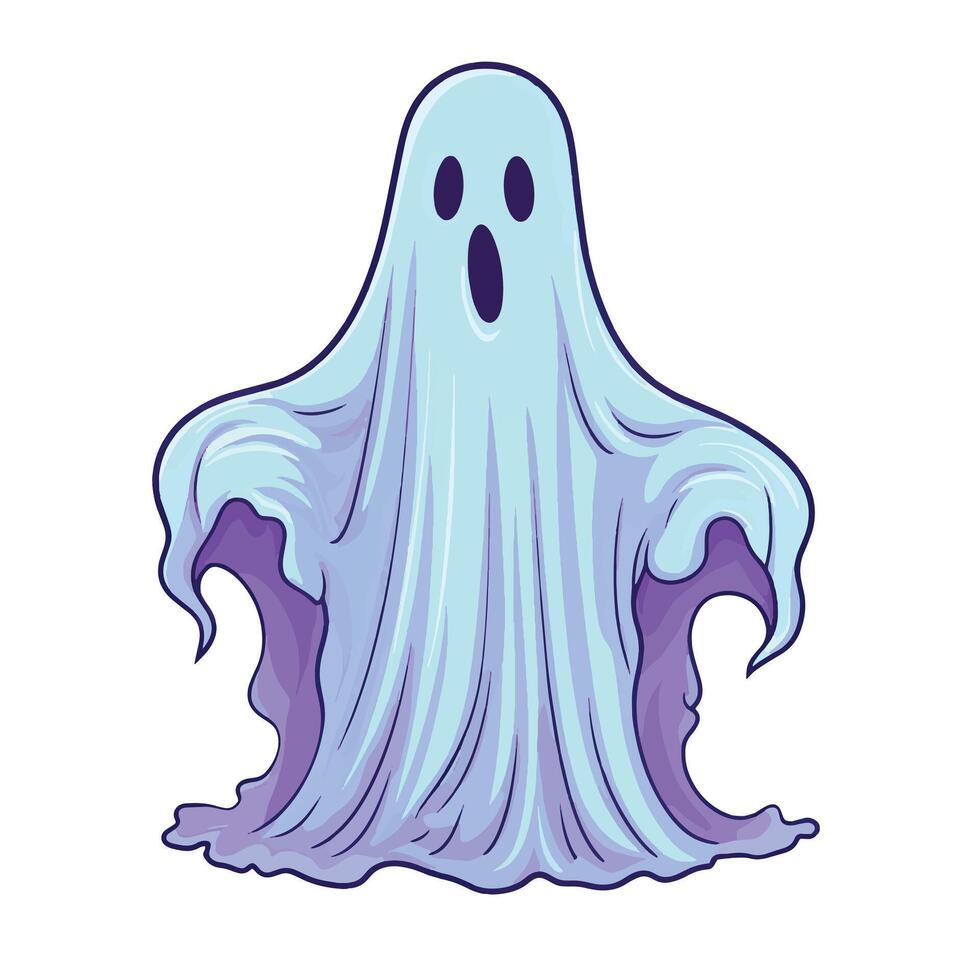 Phantom Presence Minimalist Ghostly Apparition vector