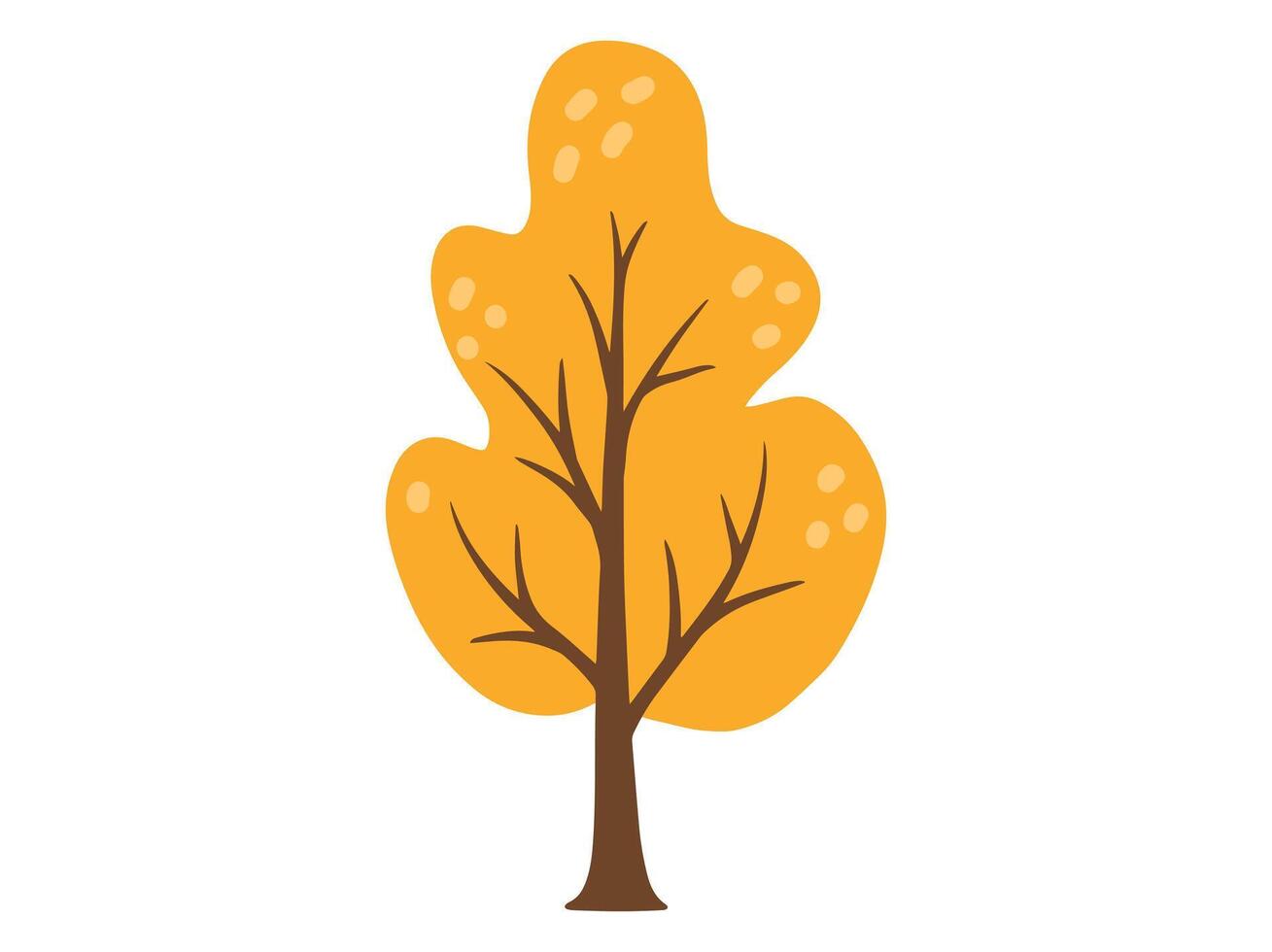 Autumn Tree Fall Background Illustration vector