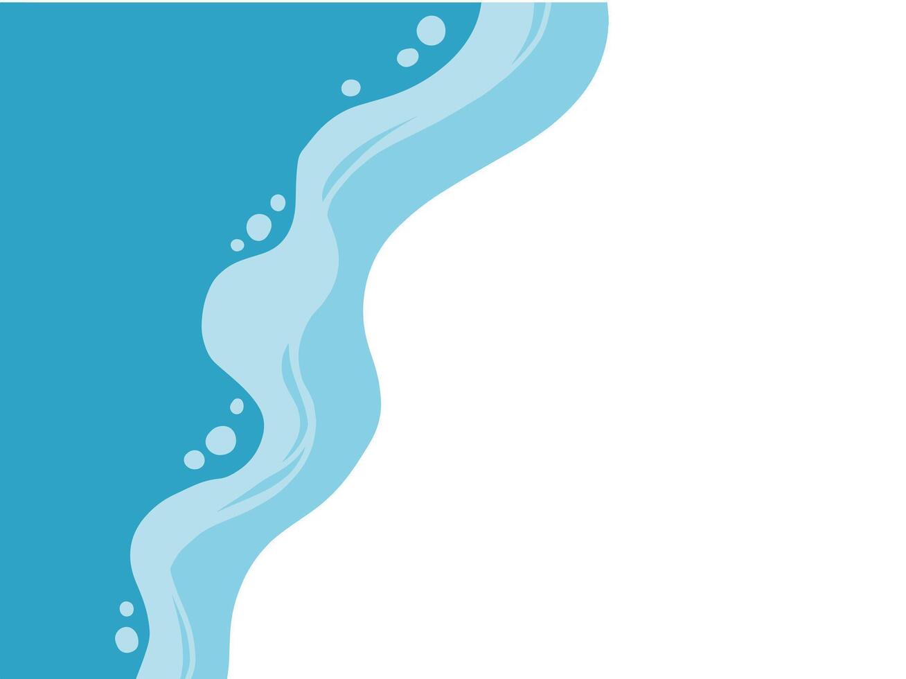 Sea Beach waves background illustration vector