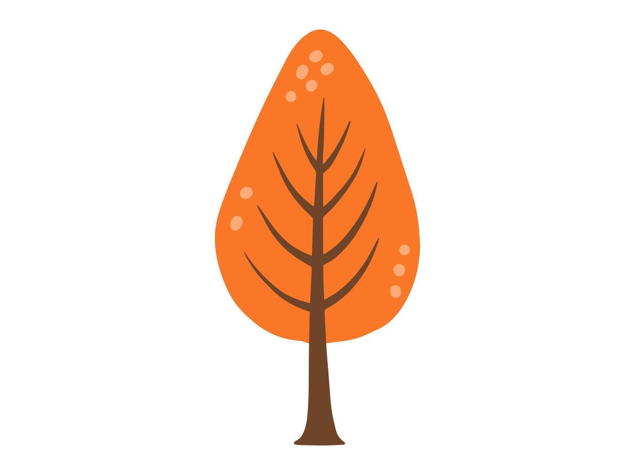 Autumn Tree Fall Background Illustration vector