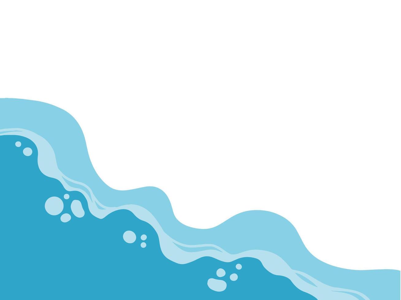 Sea waves Illustration vector
