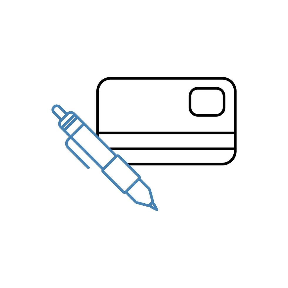 edit concept line icon. Simple element illustration. edit concept outline symbol design. vector