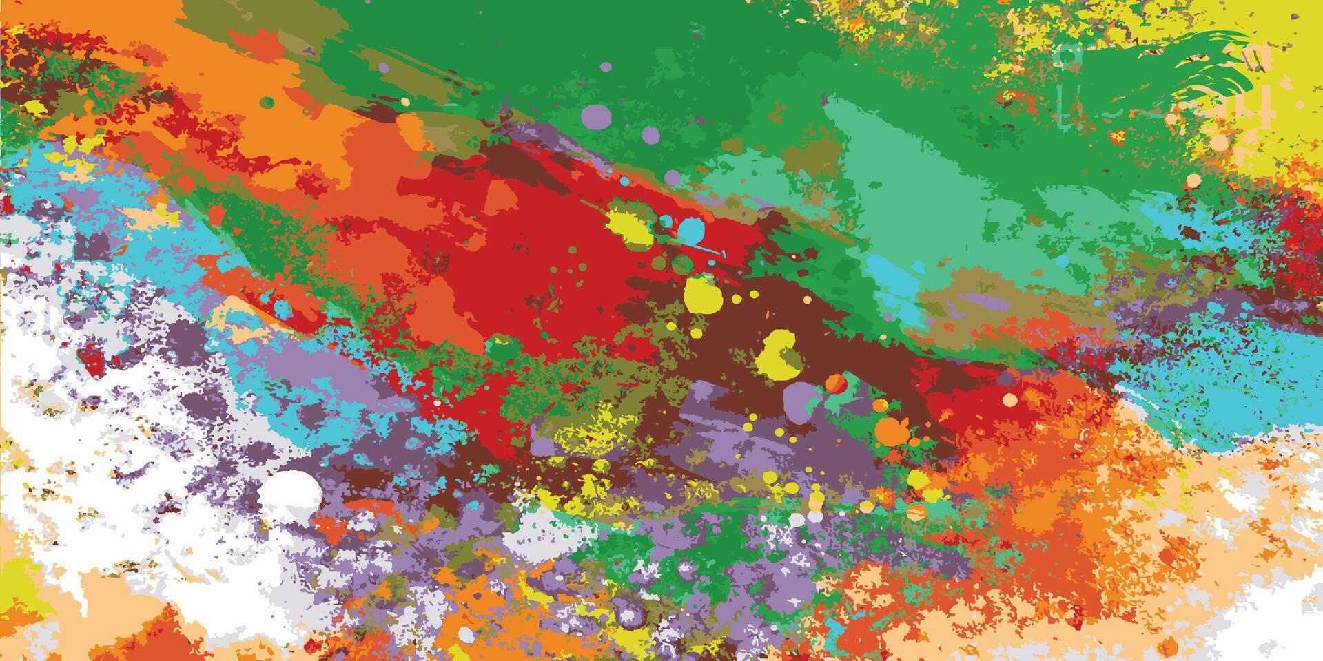 Abstract painting multi color for background design. Abstract pattern rainbow color. vector