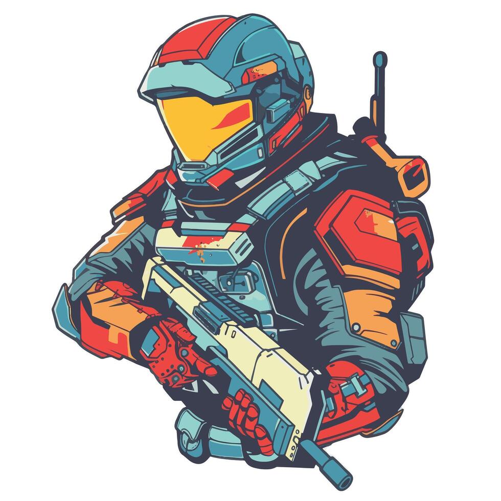 Master Chief Series Vector Art, Icons, and Graphics for Free Download