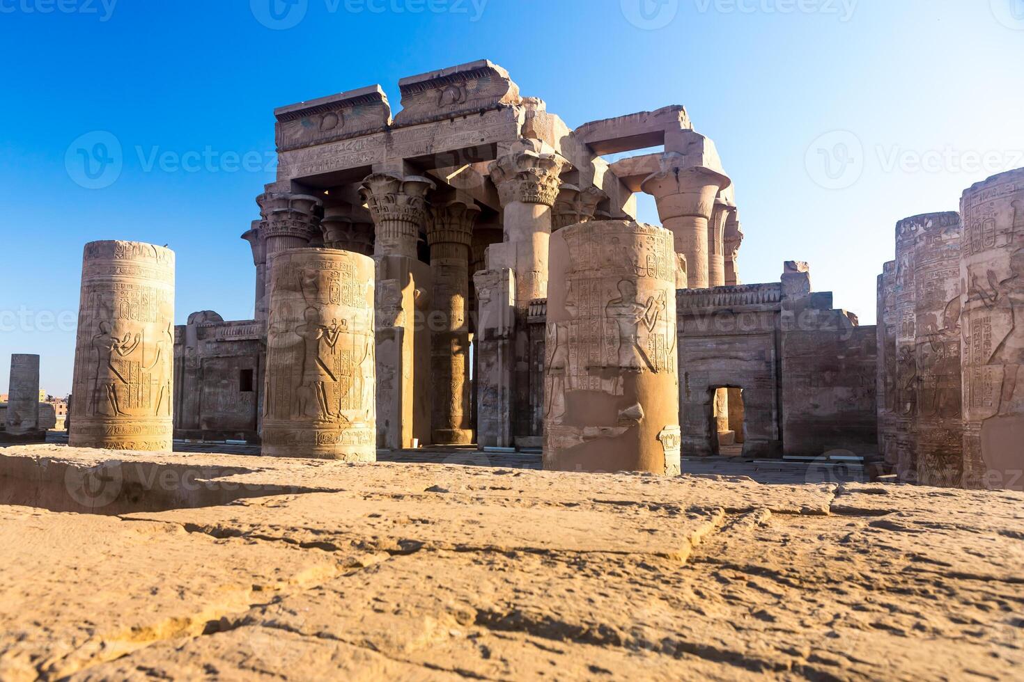 Temple of kom Ombo, located in Aswan, Egypt. photo