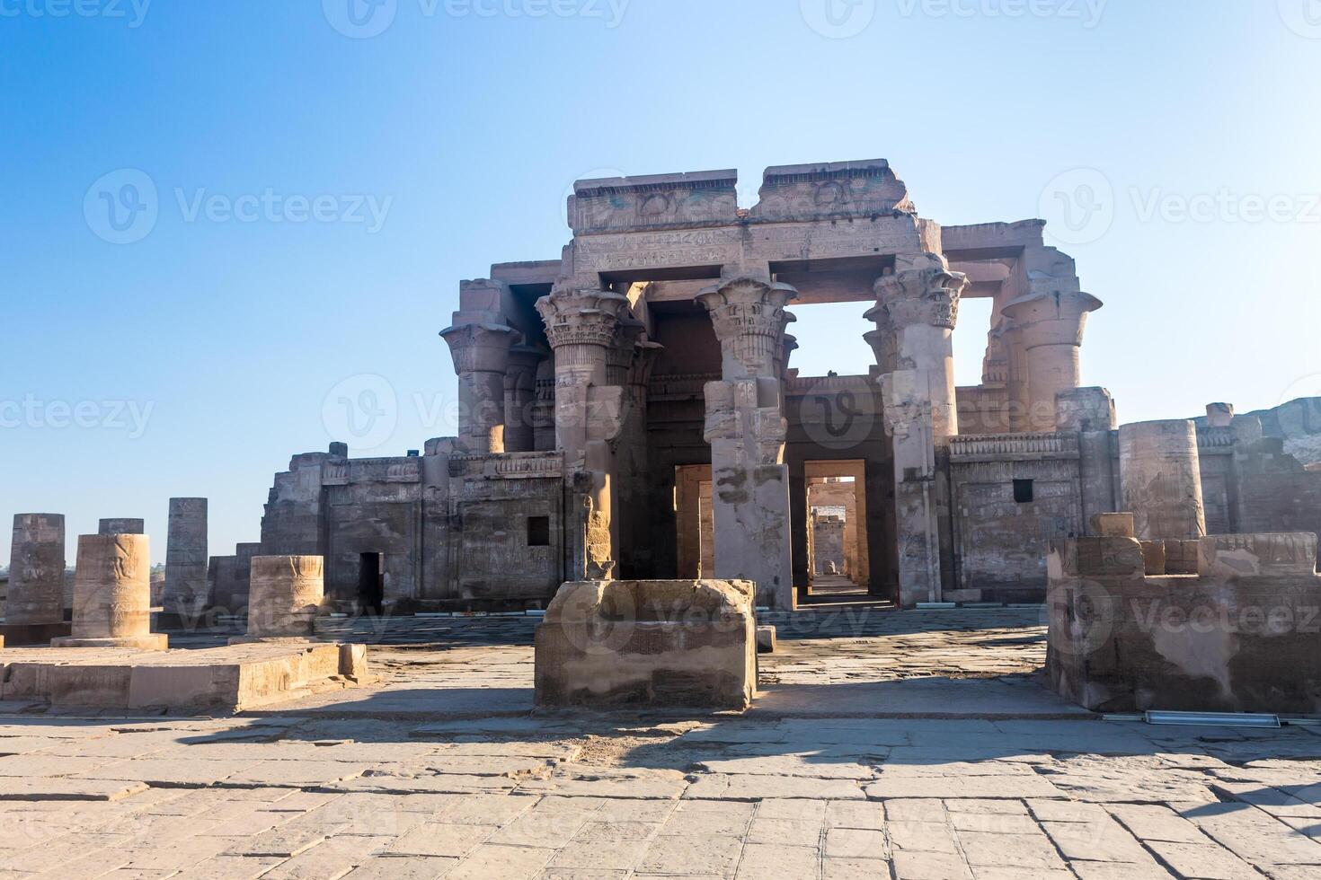 Temple of kom Ombo, located in Aswan, Egypt. photo