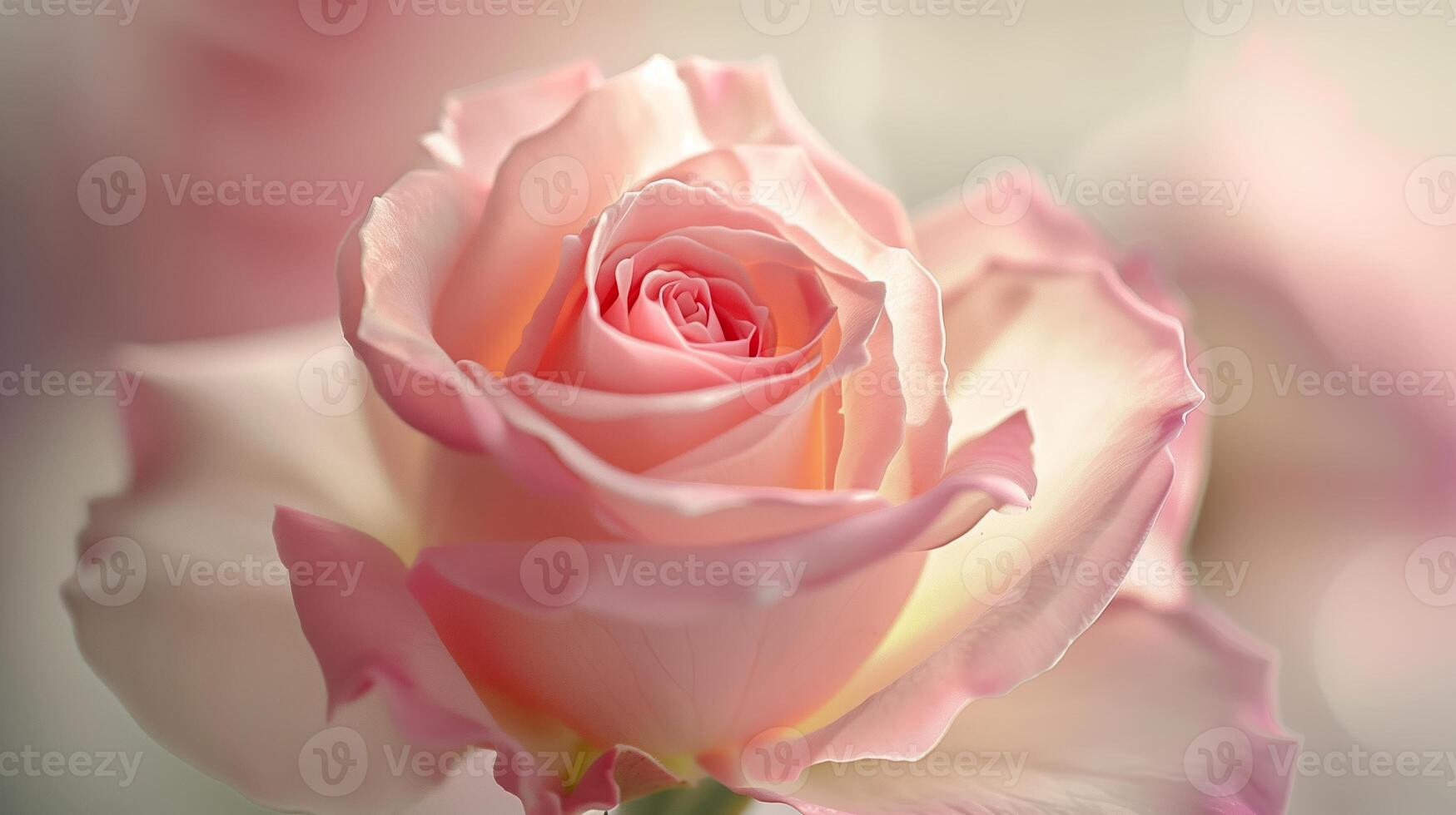 Gentle Embrace of a Blooming Rose Captured photo