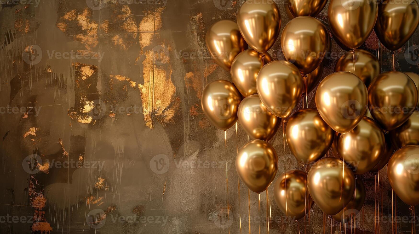 Capturing the Essence of Celebration with Golden Balloons photo