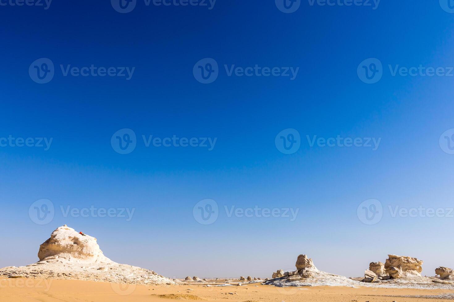 The White Desert at Farafra in the Sahara of Egypt photo