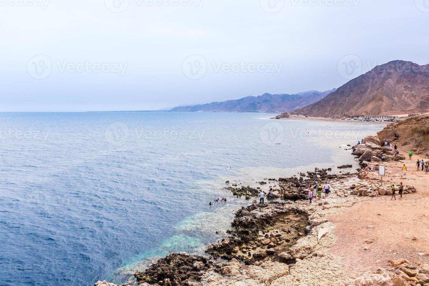 The blue hole in Dahab, Egypt. photo