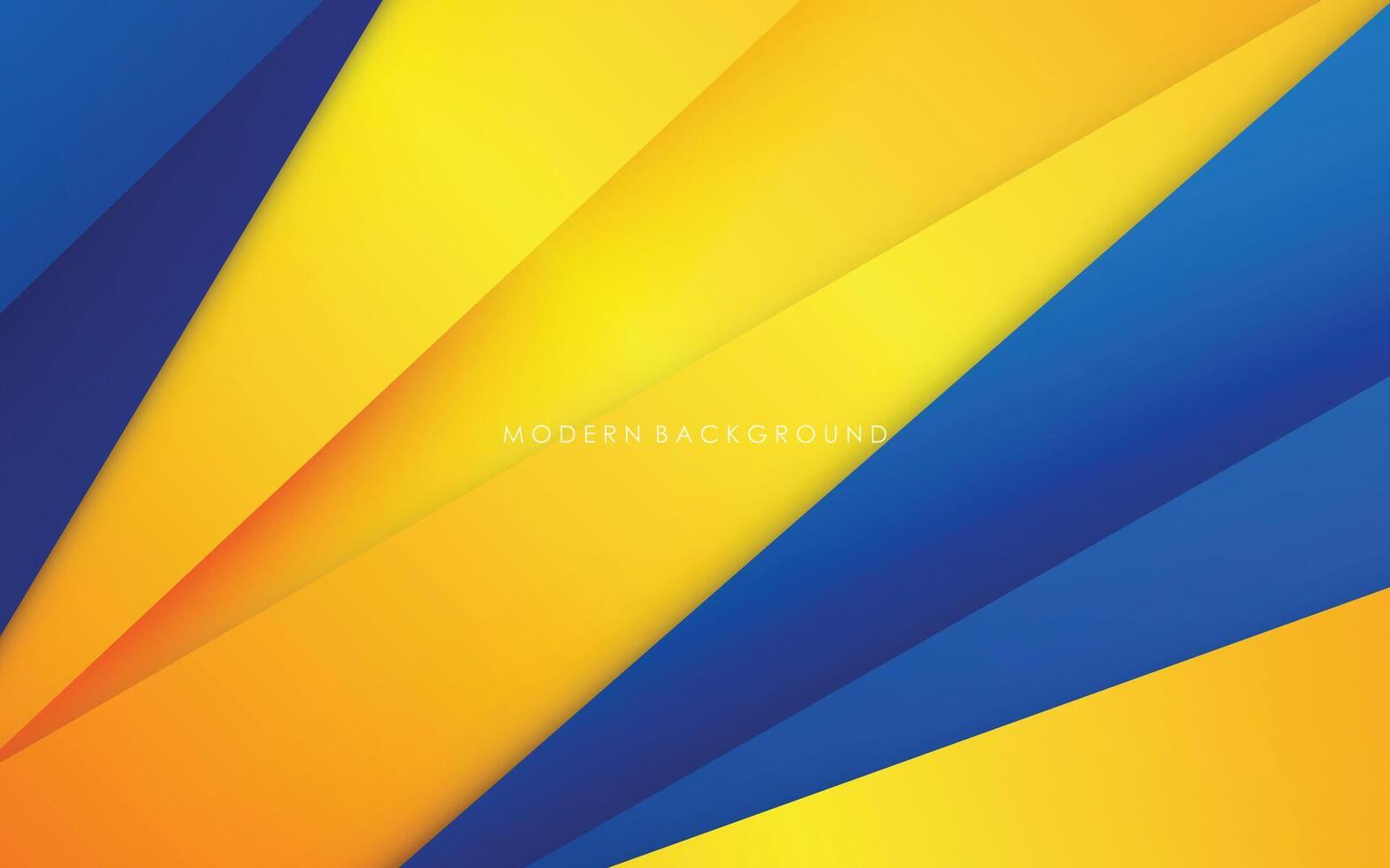 modern abstract background gradients yellow, orange and blue color vector