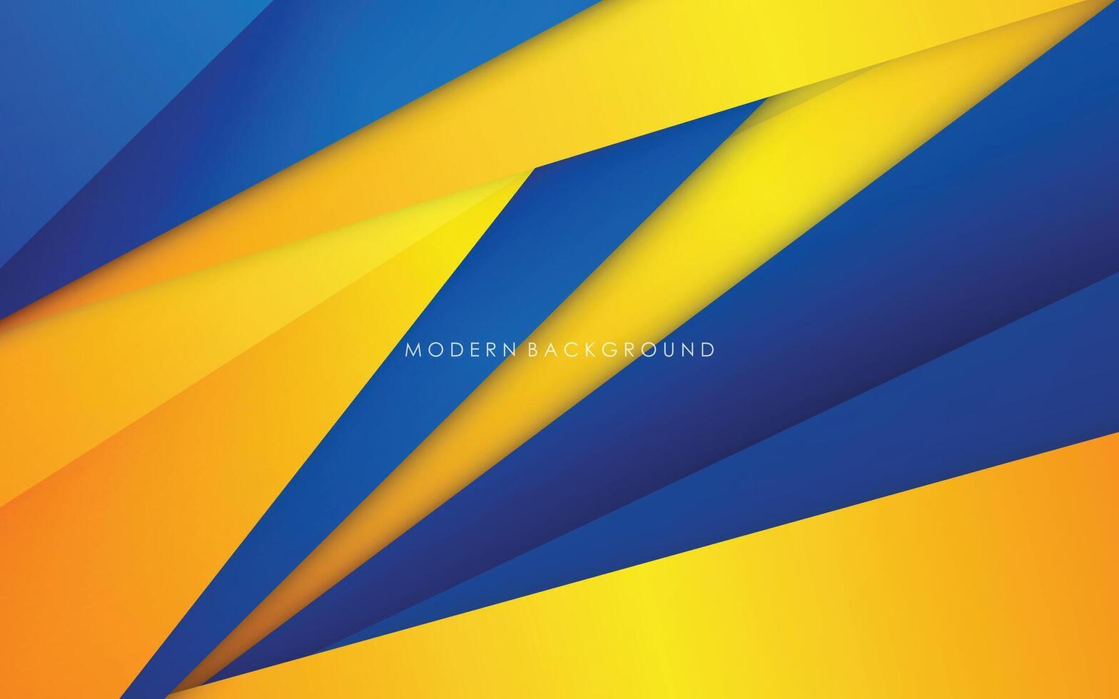 modern abstract background gradients yellow, orange and blue color vector