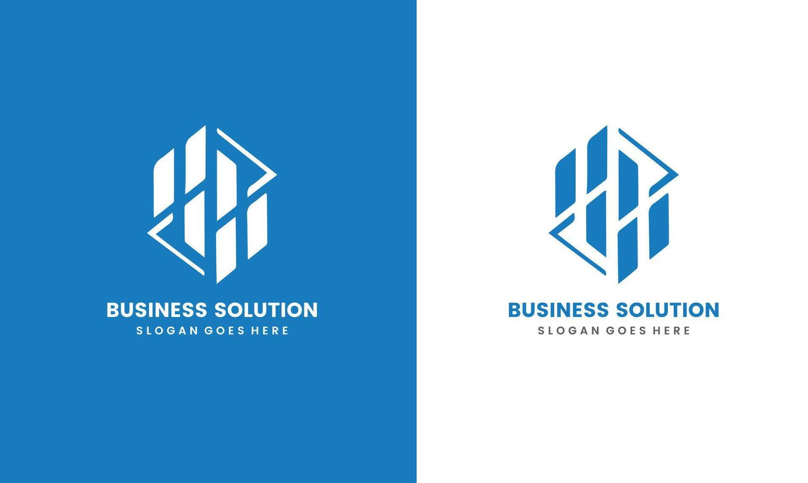 Abstract business solution logo, Flat Logo Design. pro and pro SVG vector