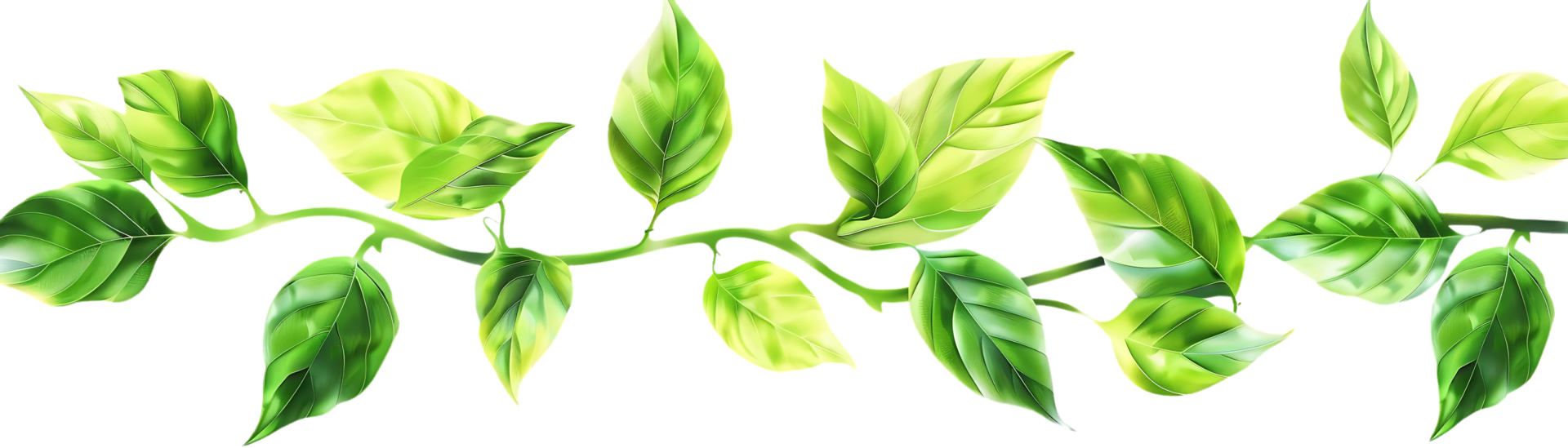 Green Leaf Vine Illustration png