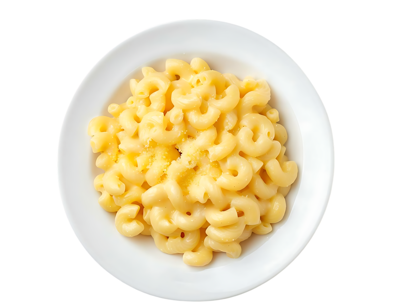 Photo of a bowl of macaroni and cheese png