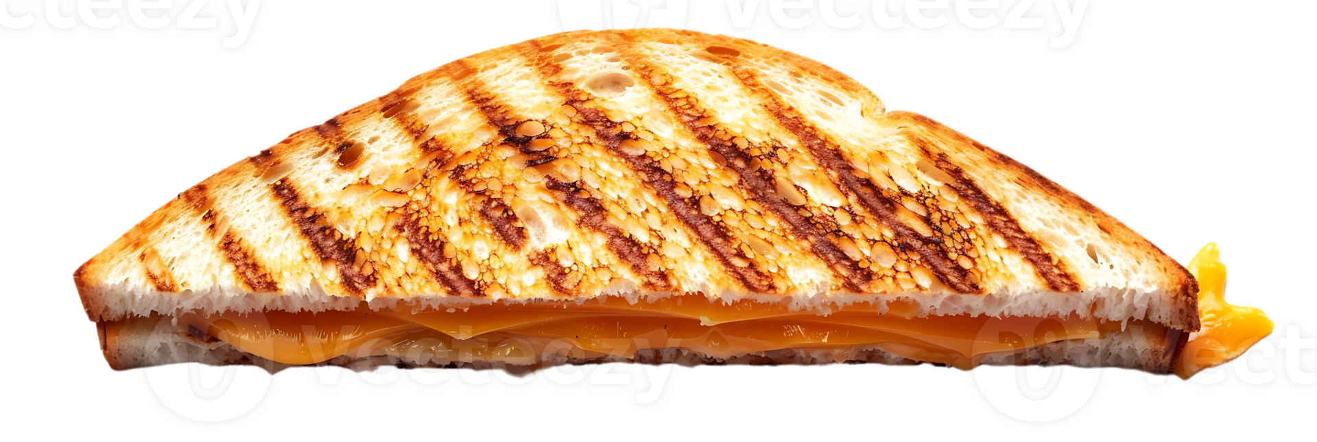 Grilled Cheese Sandwich with Melted Cheese - Food Photography png