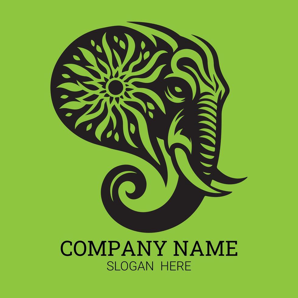 Premium Elephant Logo for Corporate Branding vector
