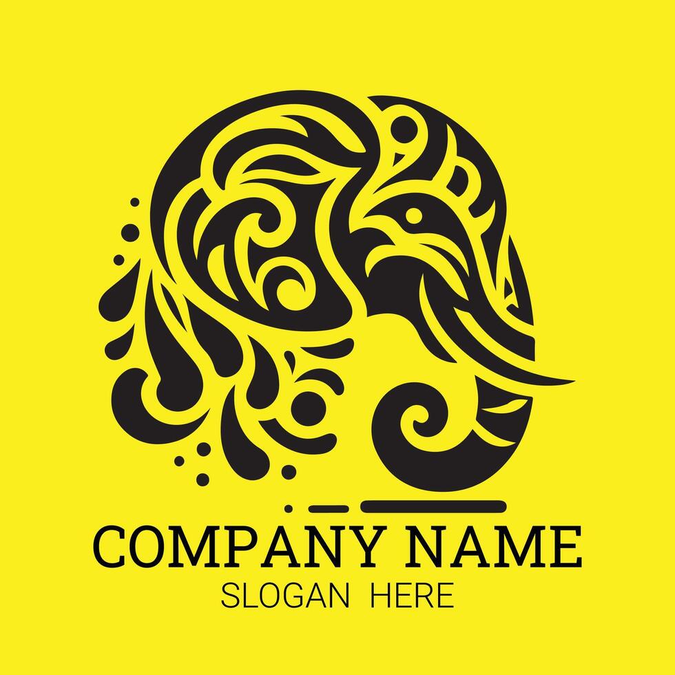 Premium Elephant Logo for Corporate Branding vector