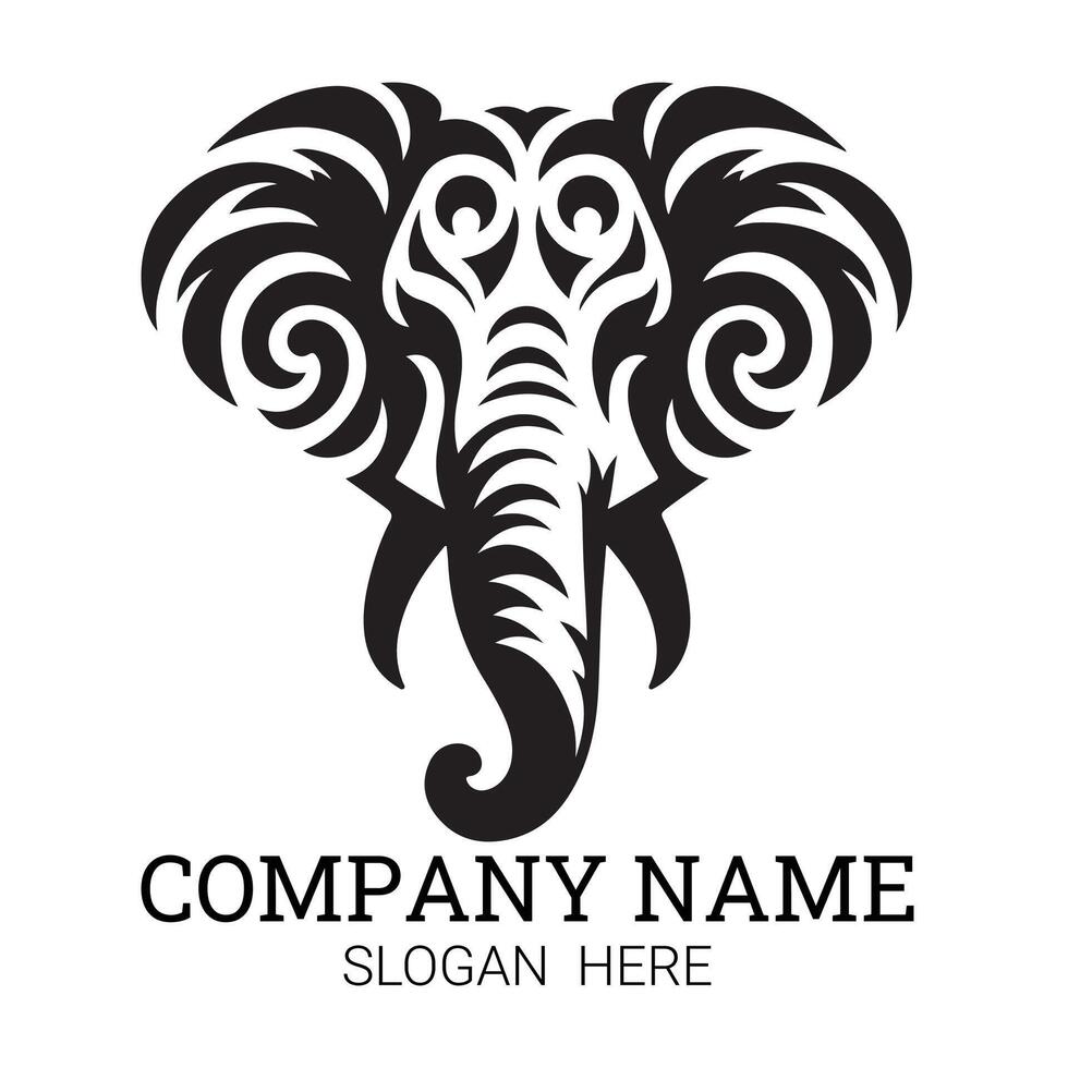 Premium Elephant Logo for Corporate Branding vector