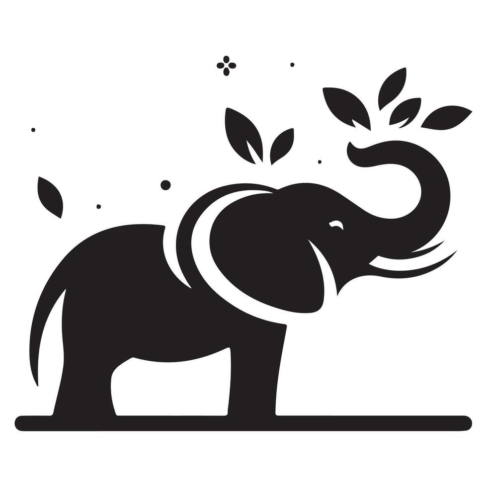 Premium Quality Elephant Silhouette illustration vector