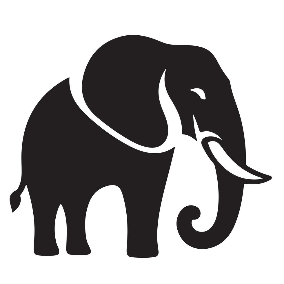 Premium Quality Elephant Silhouette illustration vector