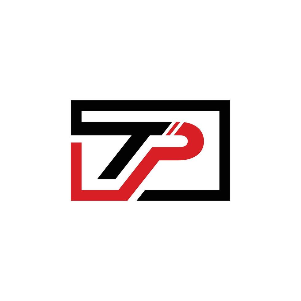Initial Letter TP Logo Template Design vector