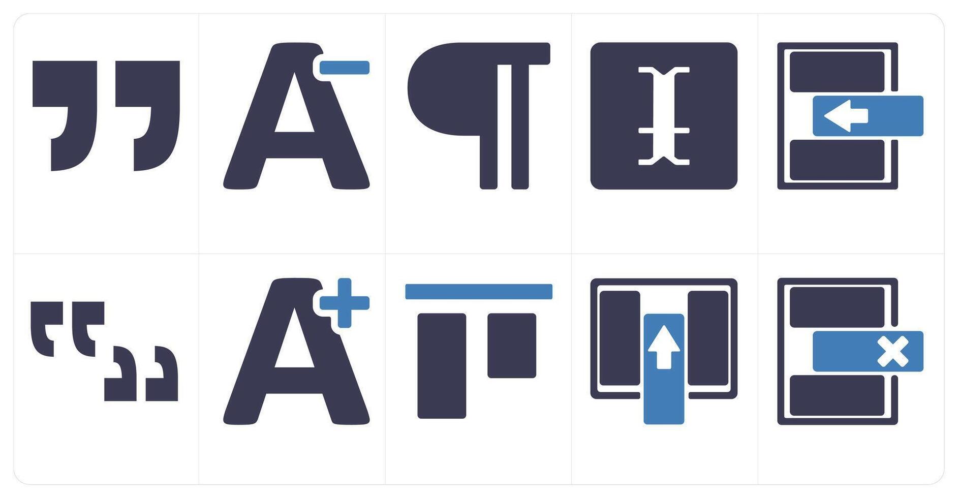A set of 10 editing tools icons as Symmetrical Scale, symmetry vector