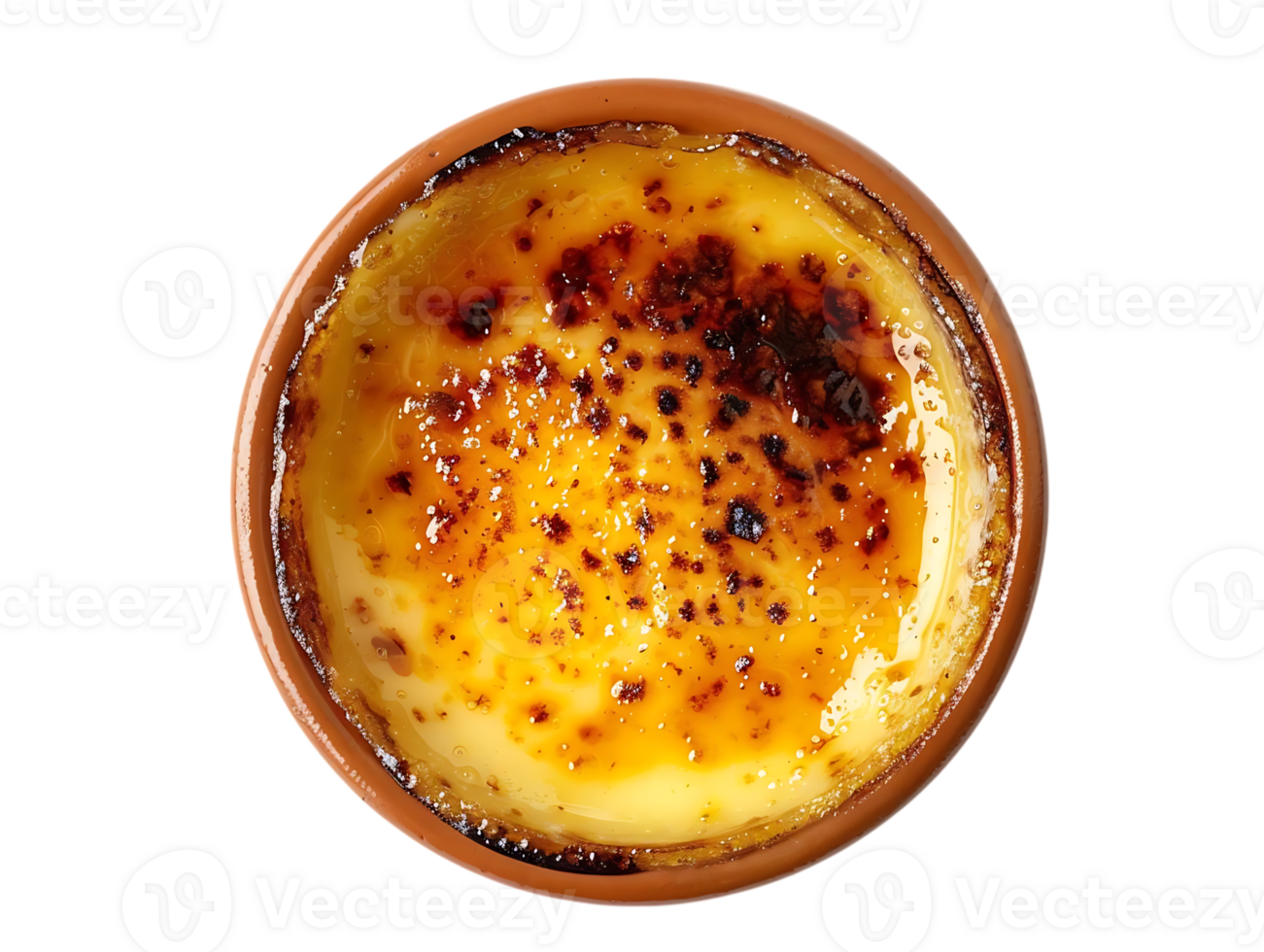 Creamy Burnt Caramel Custard Dessert Food Photography png