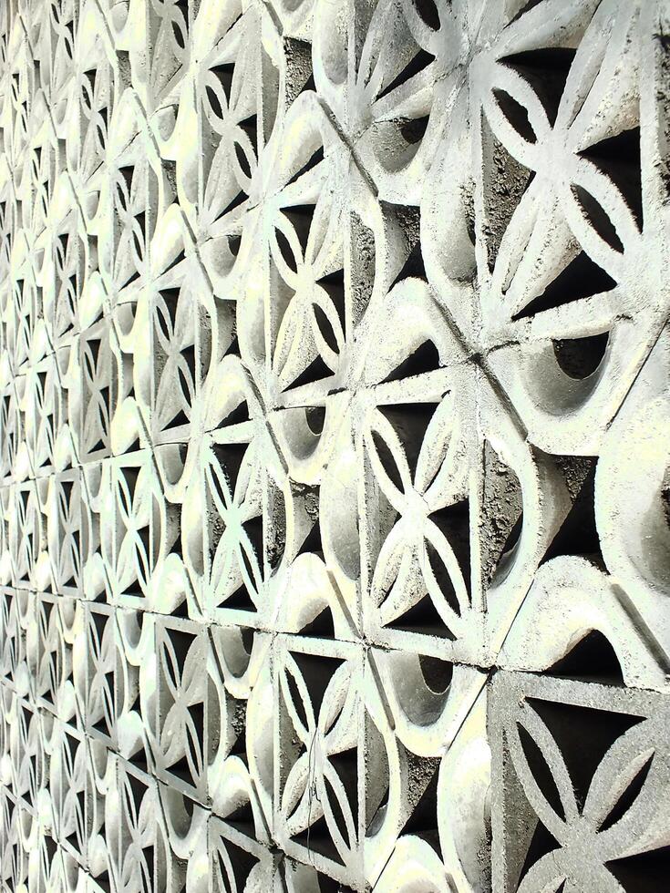 concrete roster cement pattern background texture. Monochrome color. Copy space for text. Architectural and interior design concept photo