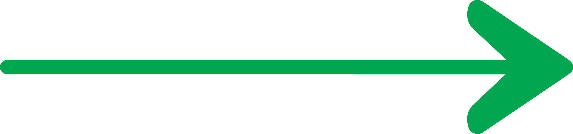 green arrow illustration vector