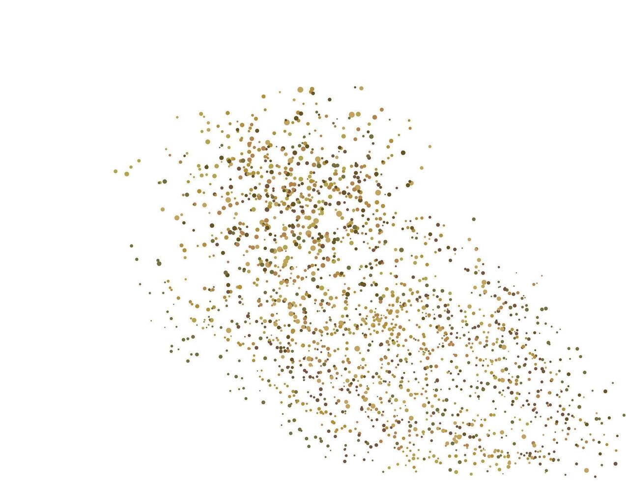 Golden sparkles and dots, gold glitter background, abstract. illustration. vector